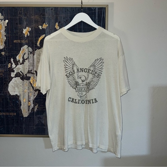 Anine Bing Tops - Anine Bing Milo Black Eagle Tee